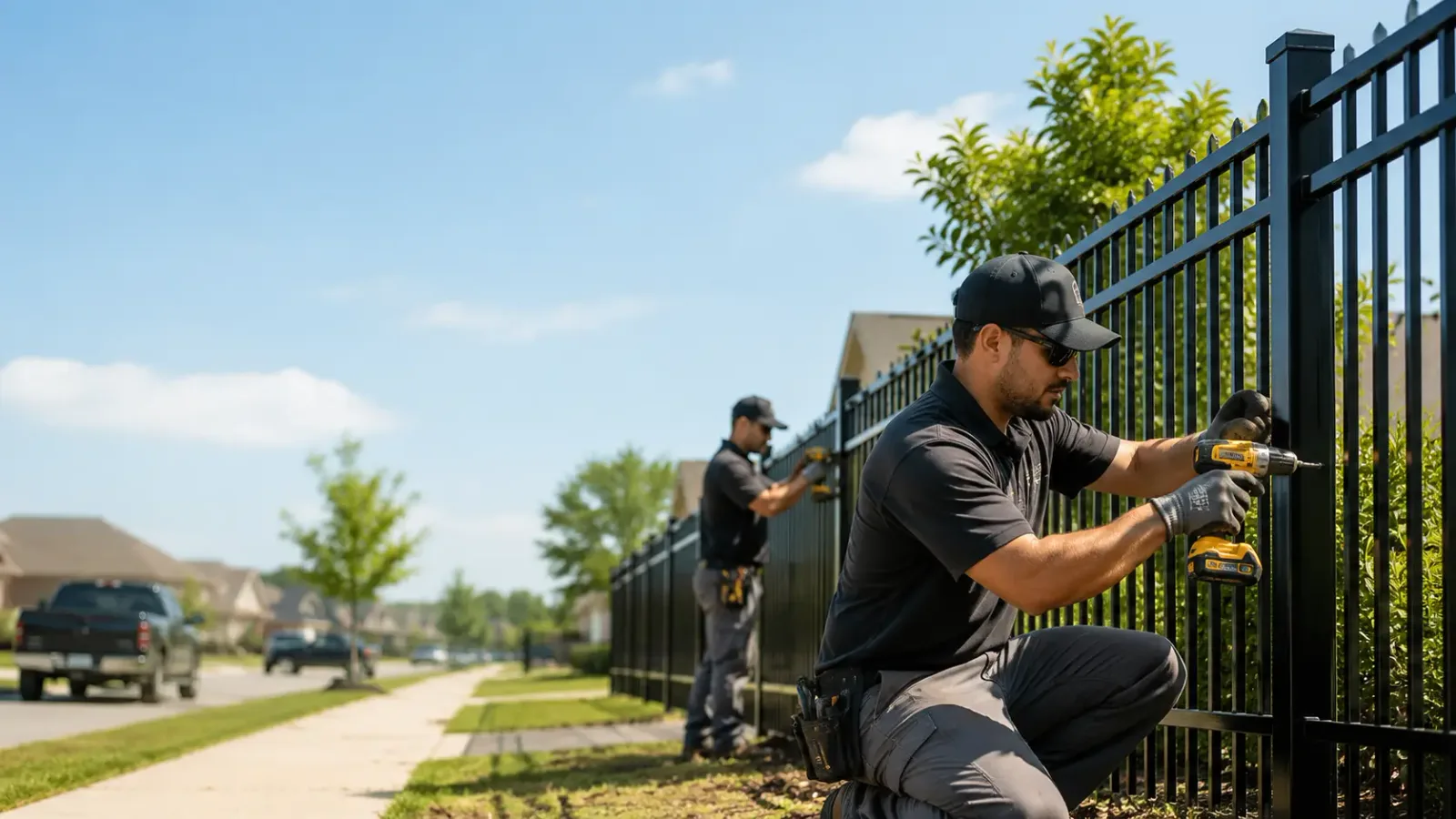 Metal Fence Installation in Tennessee Colony, TX